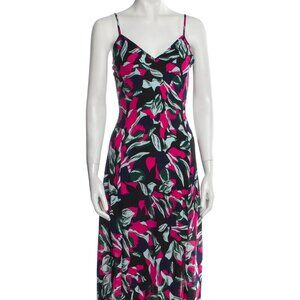DVF Diane von Furstenberg classic floral slip dress, Medium Size 8
